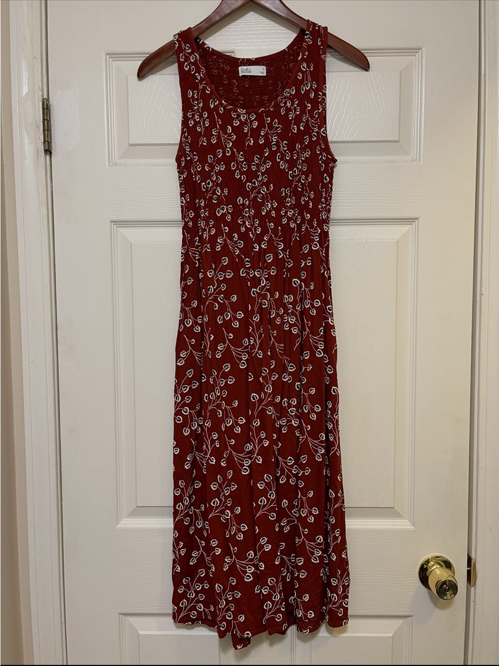 croft & barrow Sleeveless  Floral Maxi Dress never worn